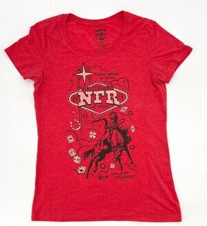 NFR Las Vegas Shirt Womens Extra Large T-Shirt Rodeo Horse Graphic National 2018
